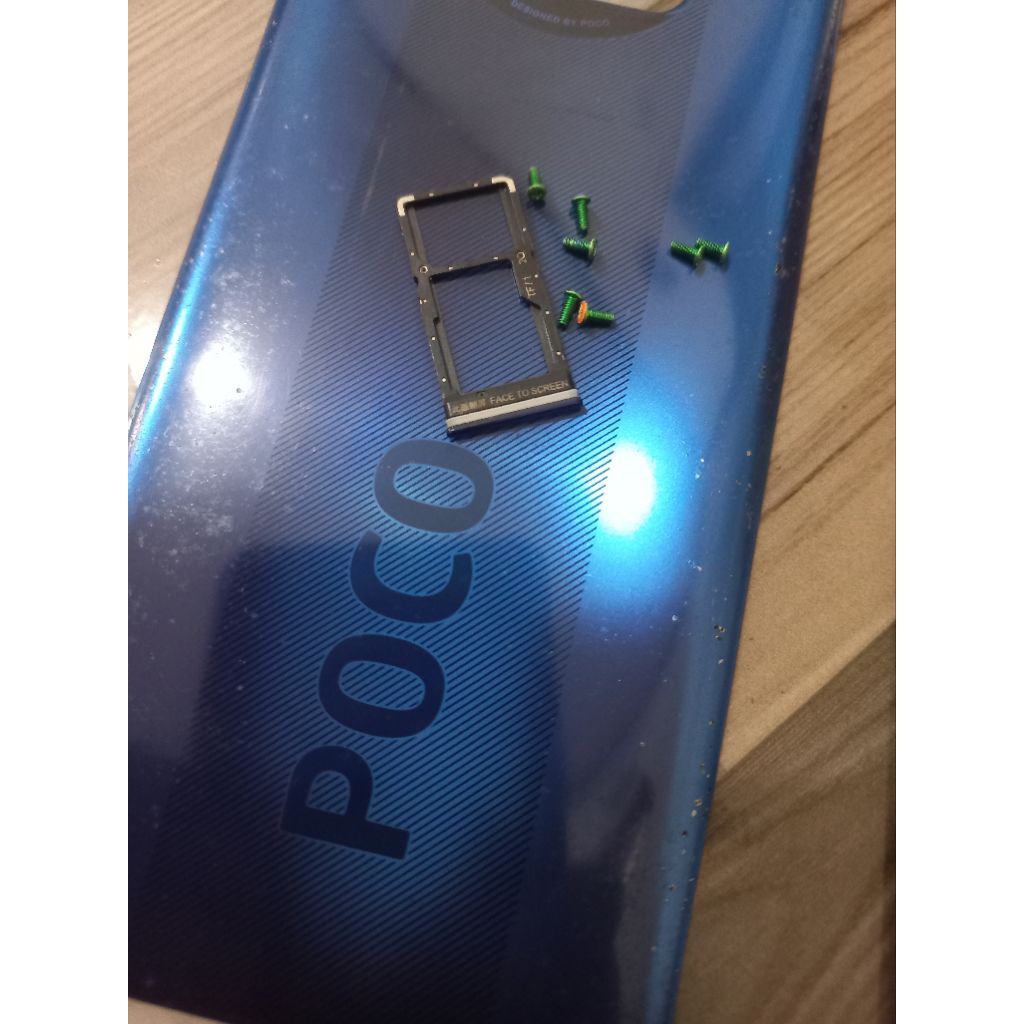 simtray poco x3 pro ori copotan hp garansi normal