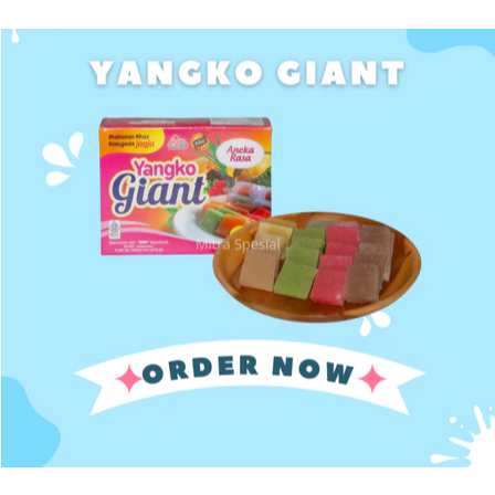 YANGKO Khas Jogja Merk GIANT (Isi 30) halal nikmat dan mengenyangkan