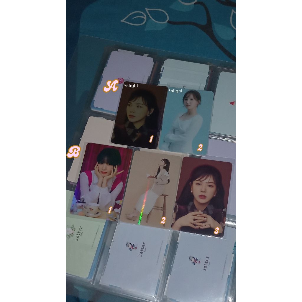PHOTOCARD WENDY RED VELVET