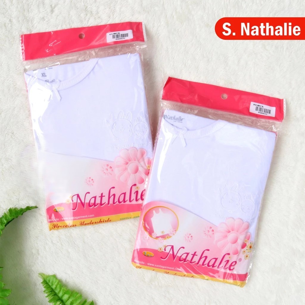 SINGLET NATHALIE / Kaos Dalam Wanita / Singlet / Kamisol / Kaos / Tank TOP Wanita / Golden Nick / Si