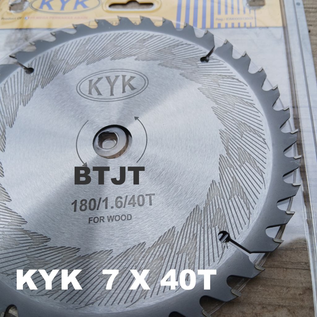 KYK PISAU GERGAJI CIRCULAR SAW BLADE 7" X 60 T GIGI 7 INCH  KYK 

