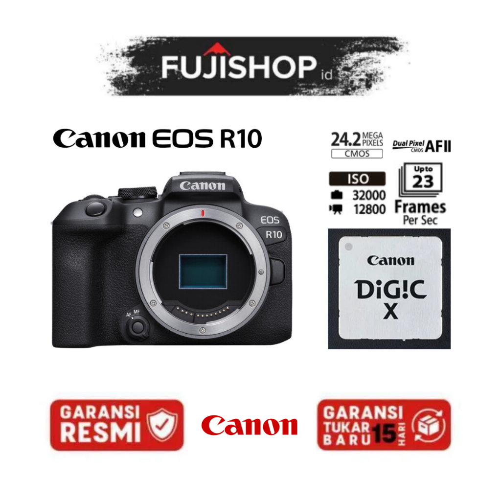 Canon EOS R10 Body Only / Camera Canon EOS R 10 GARANSI RESMI