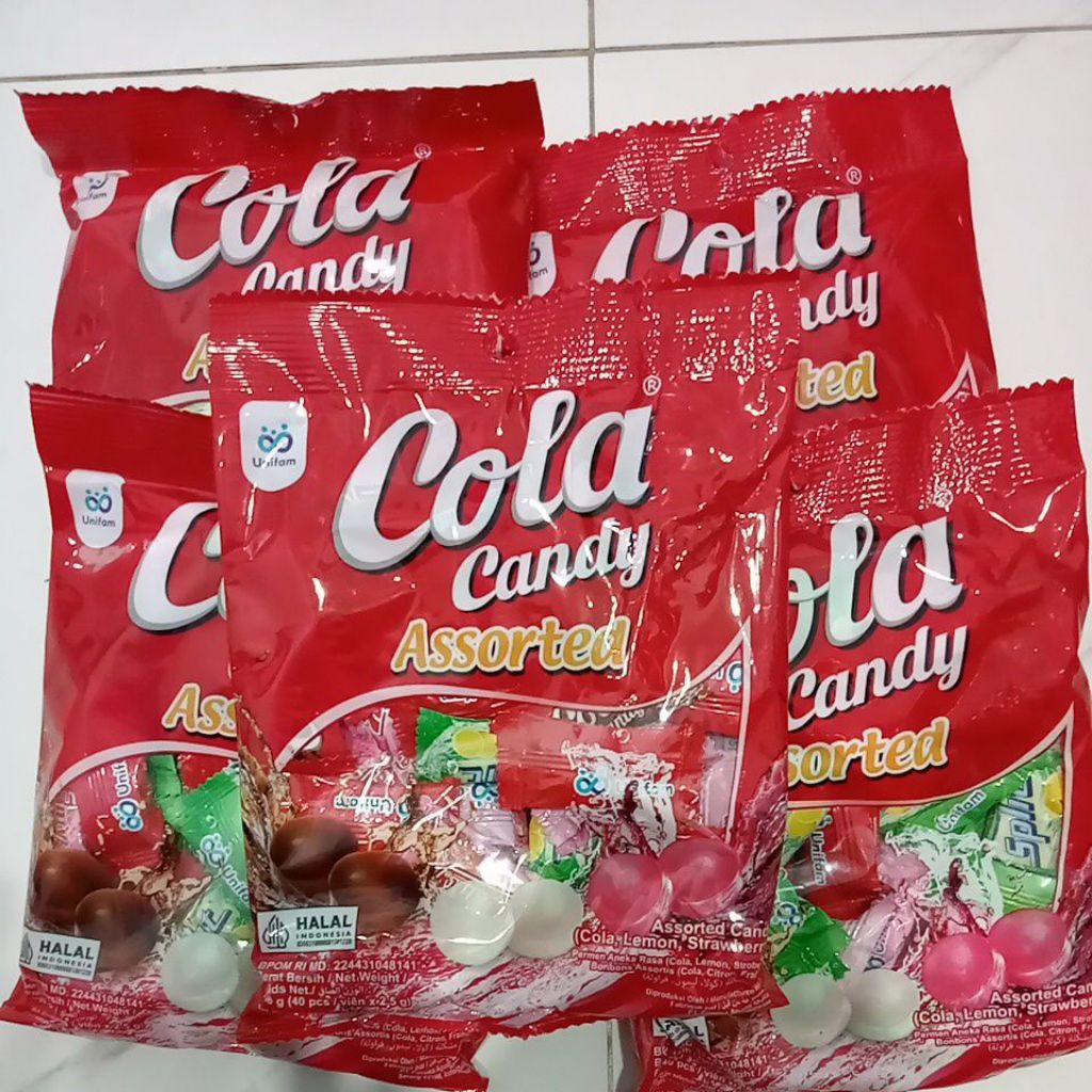 

Permen Cola Candy (40pcs) @100grm