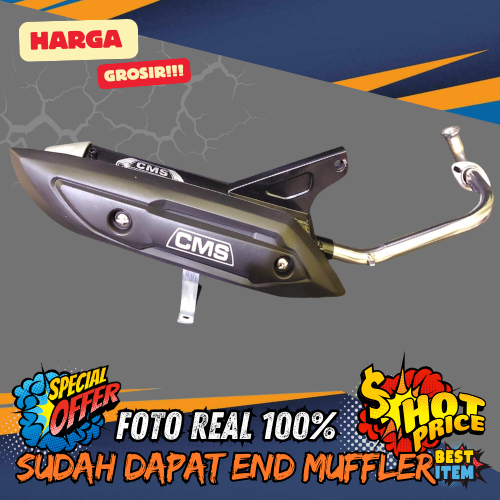 PROMO knalpot copy CMS ngebass adem MIO/XEON/MIO GT/X RIDE/ FINO