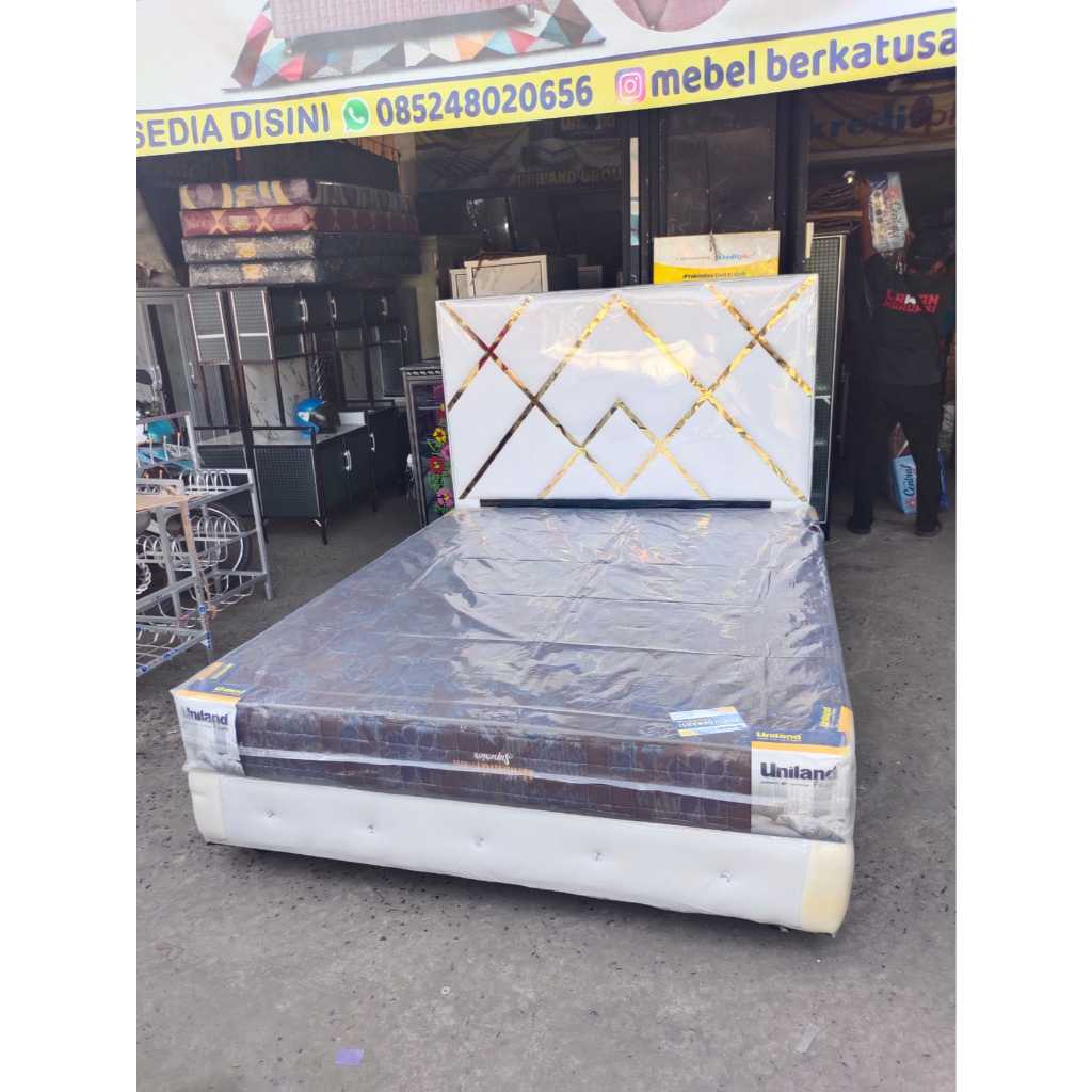 SPRINGBED SET DIVAN + KASUR BUSA UNILAND 160X200 I 180X200