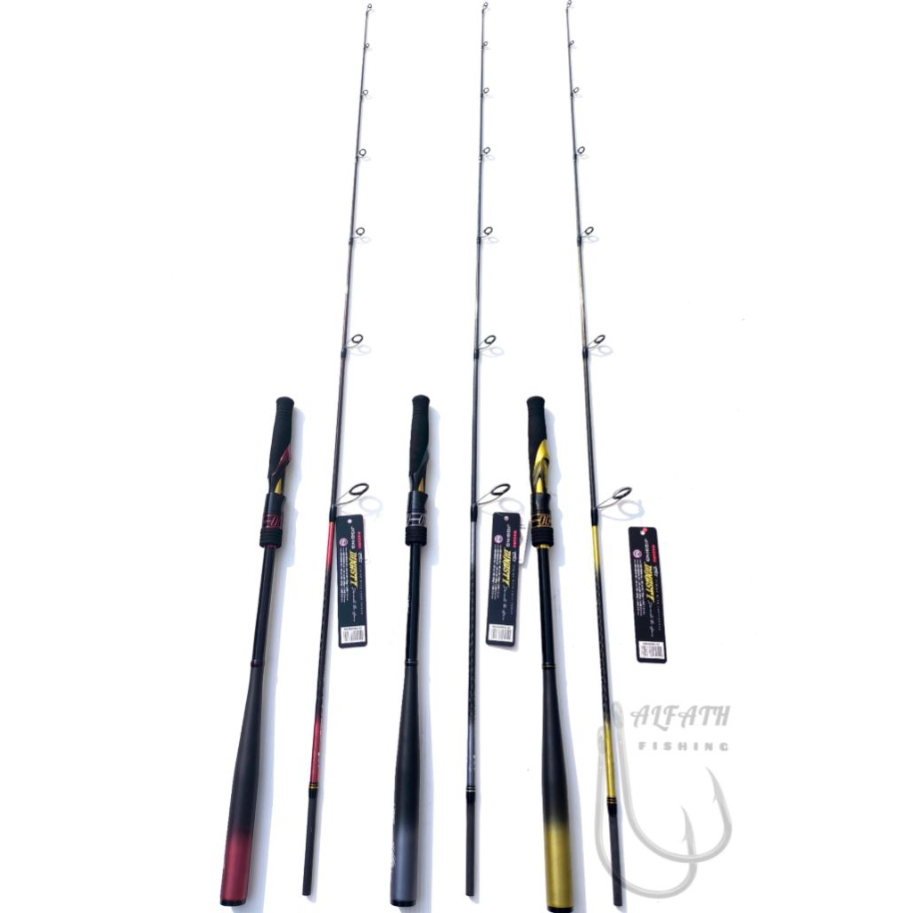 Joran Jigging MAGURO DINASTY PE 1-3 | PE 2-4 | PE 3-5 | SOLID CARBON | ALAT PANCING UNGGULAN