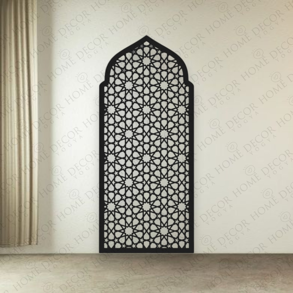 Hiasan Dinding Mihrab Musholla | Kubah Kerucut | Walldecoryogya