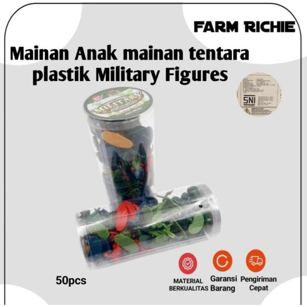 Mainan Anak mainan tentara plastik Military Figures
