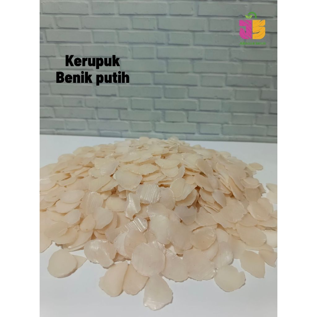 

Kerupuk Bawang Benik Putih Kerupuk mentah Gurih 250grm