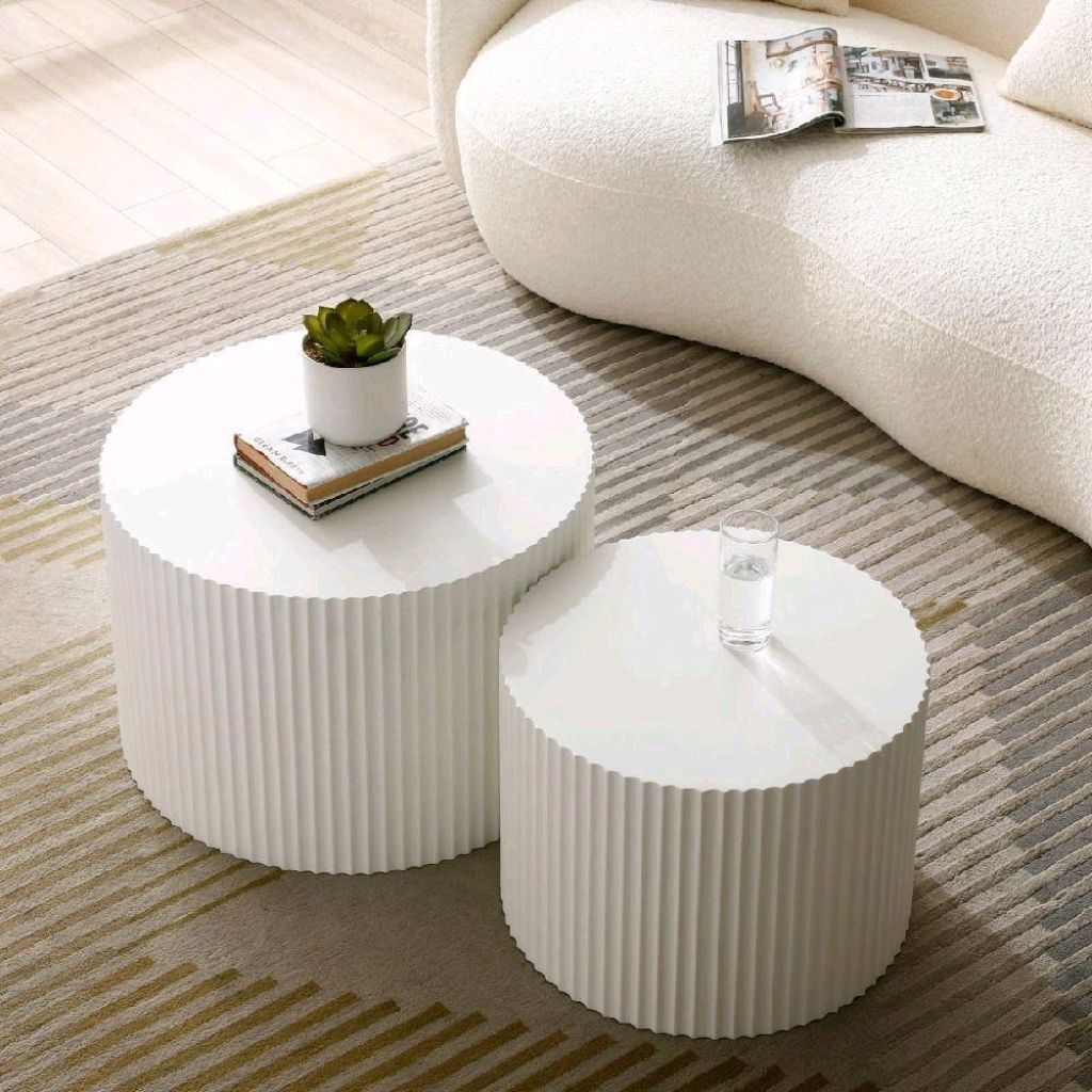 Nesting Coffee Table Set Round