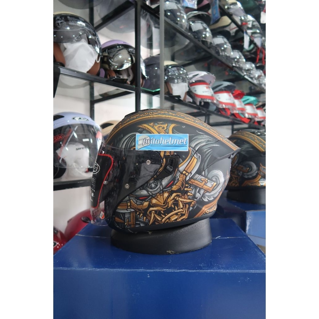 NJS Kairoz Samurai Dop Dobel Visor