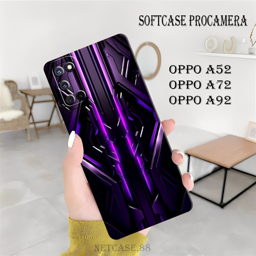 Softcase Hp Oppo A52 - Oppo A72 - Oppo A92 - Case Terbaru - Tpu Silikon - Softcase Lentur - Fashion 
