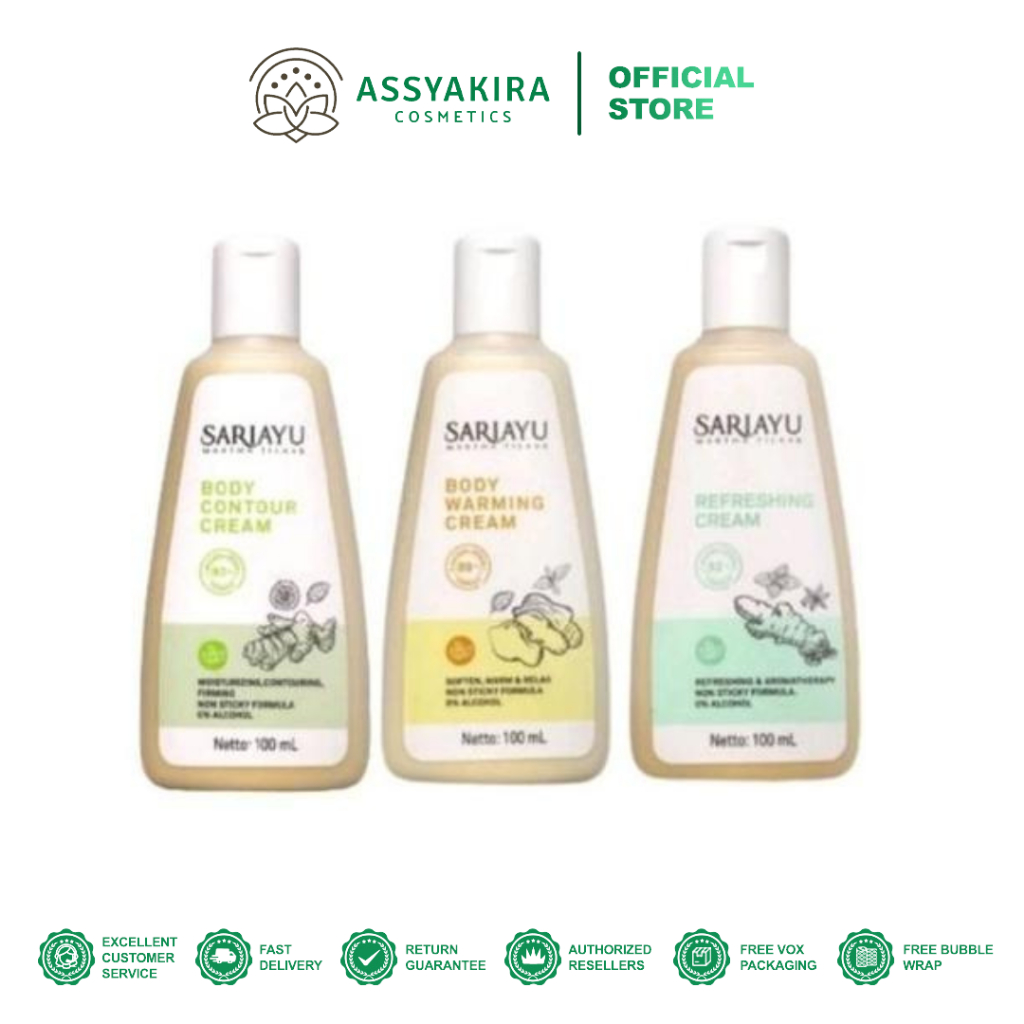 Sariayu Body Warming Cream | Refreshing Cream | Body Contour Cream
