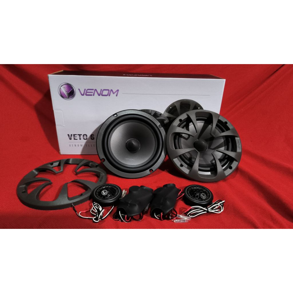 Speaker Split Venom Veto 6 - Venom Veto 2 Way Component Split | Audio mobil