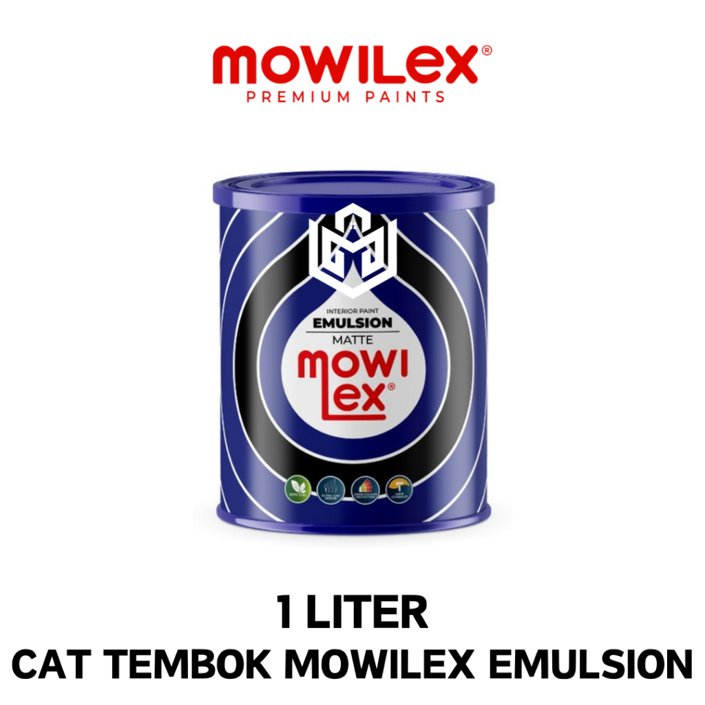 Mowilex Emulsion Cat Tembok Interior 1 Liter