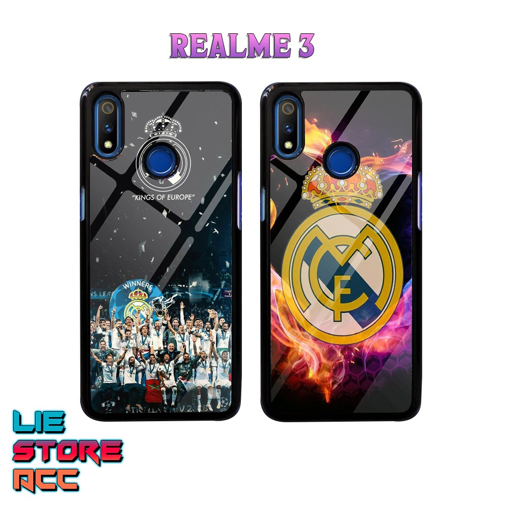 Case Realme 3 Case Hp Realme 3 Premium Glossy liestore_acc Casing [ Club Real Madrid C.F. ] Casing H