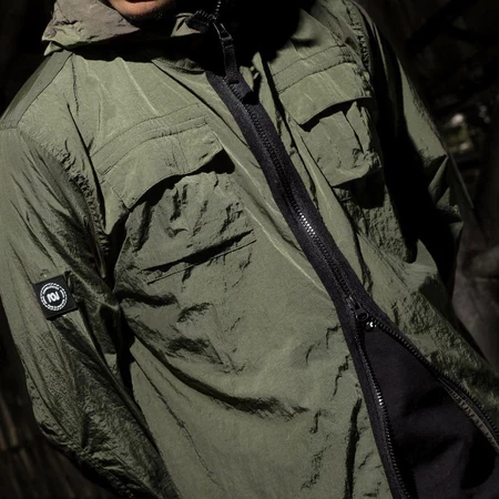 Troublemaker - Overshirt Hoodie - Cervelo Olive