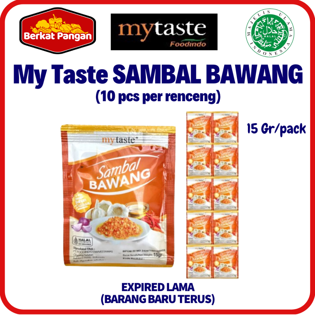 

MyTaste Sambal Bawang Sachet 15 gram