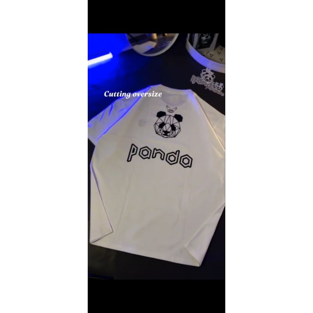 Kaos Dj Panda Official T-Shirt White original Panda Ltd