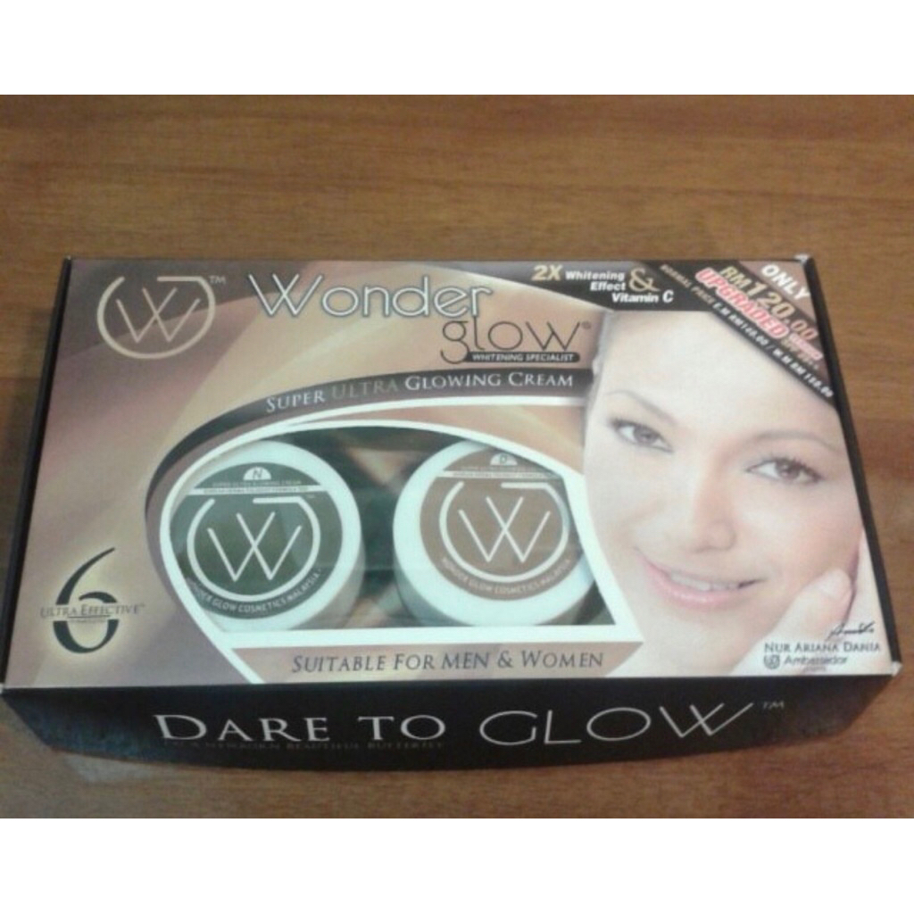 Cream Wonder Glow Diamond / Gold WG Diamond skin care toner serum