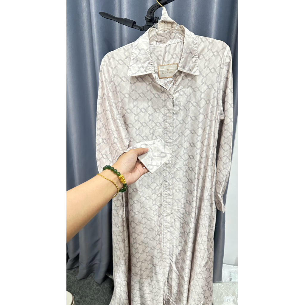 Preloved Dress Wearing Klamby Monogram, Good Condie LD 90cm