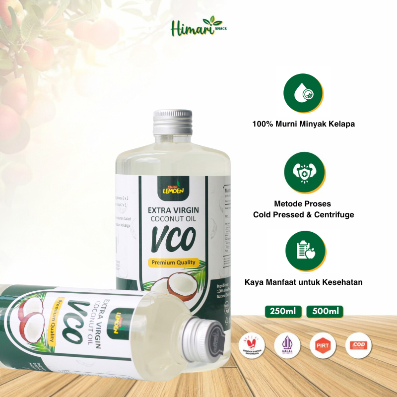 

VCO Minyak Kelapa Murni Suur Lemoen Extra Virgin Coconut Oil 250 - 500ml