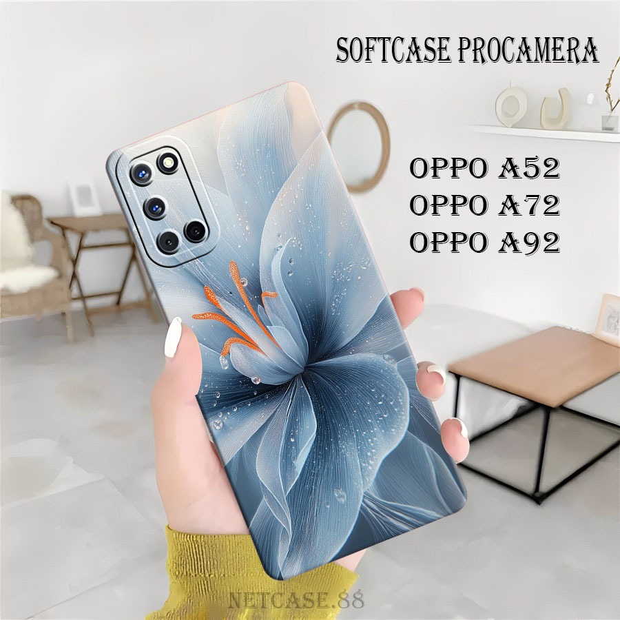 Softcase Hp Oppo A52 - Oppo A72 - Oppo A92 - Case Terbaru - Tpu Silikon - Softcase Lentur - Fashion 