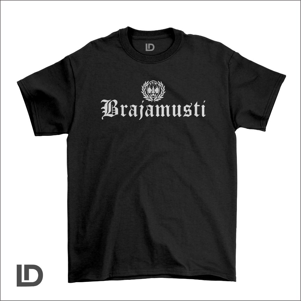 Kaos Distro Brajamusti Psim Logo Cotton Combed 24s Casual Ultras Hooligans