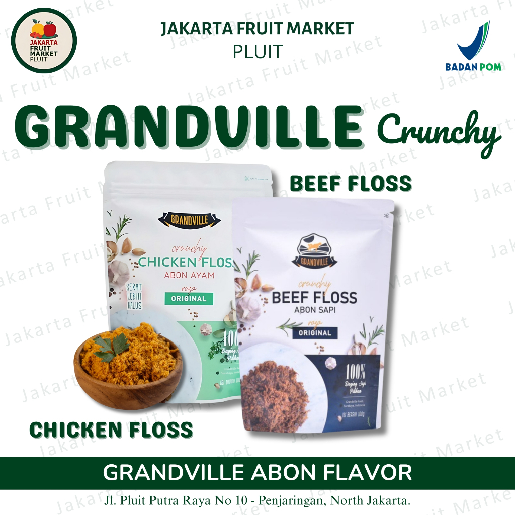 

Abon Grandville Crunchy Abon Sapi dan Ayam