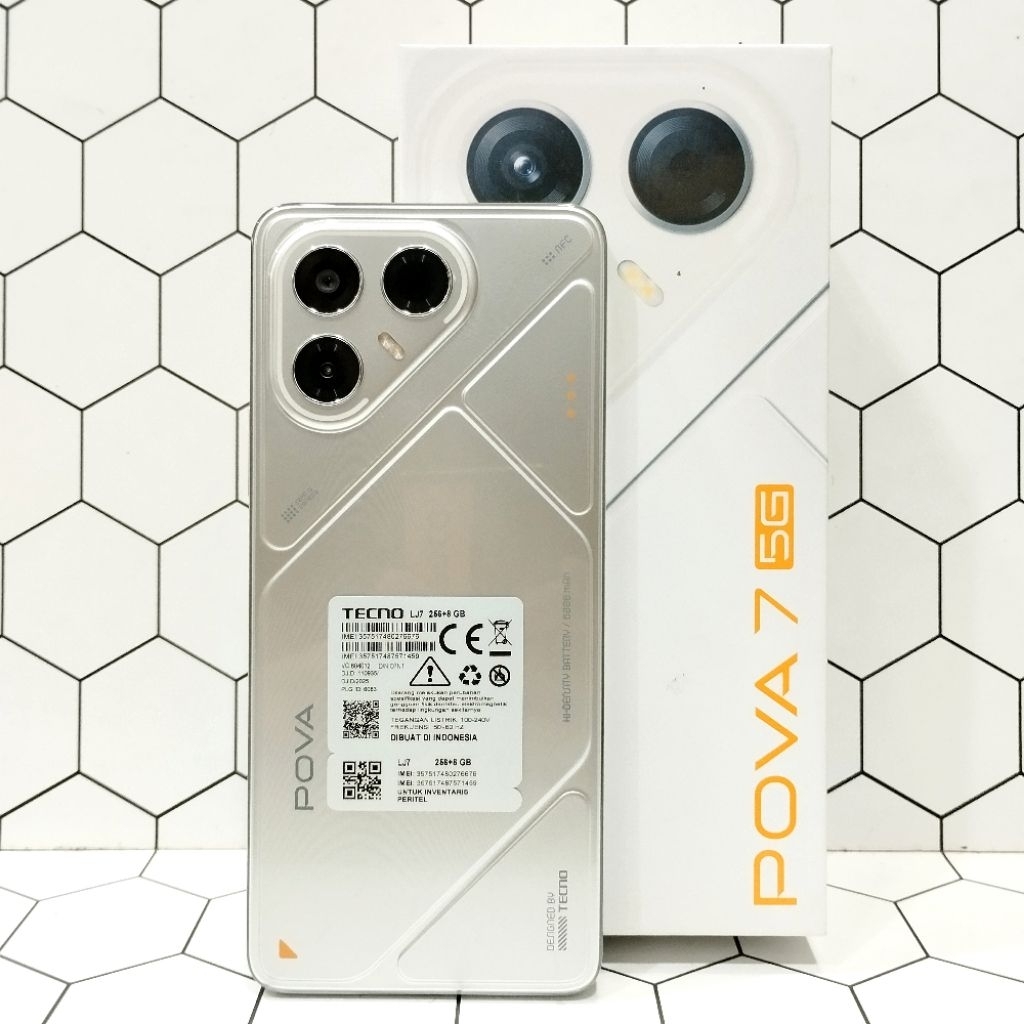 TECNO POVA 7 5G 8/256GB HP SECOND FULLSET