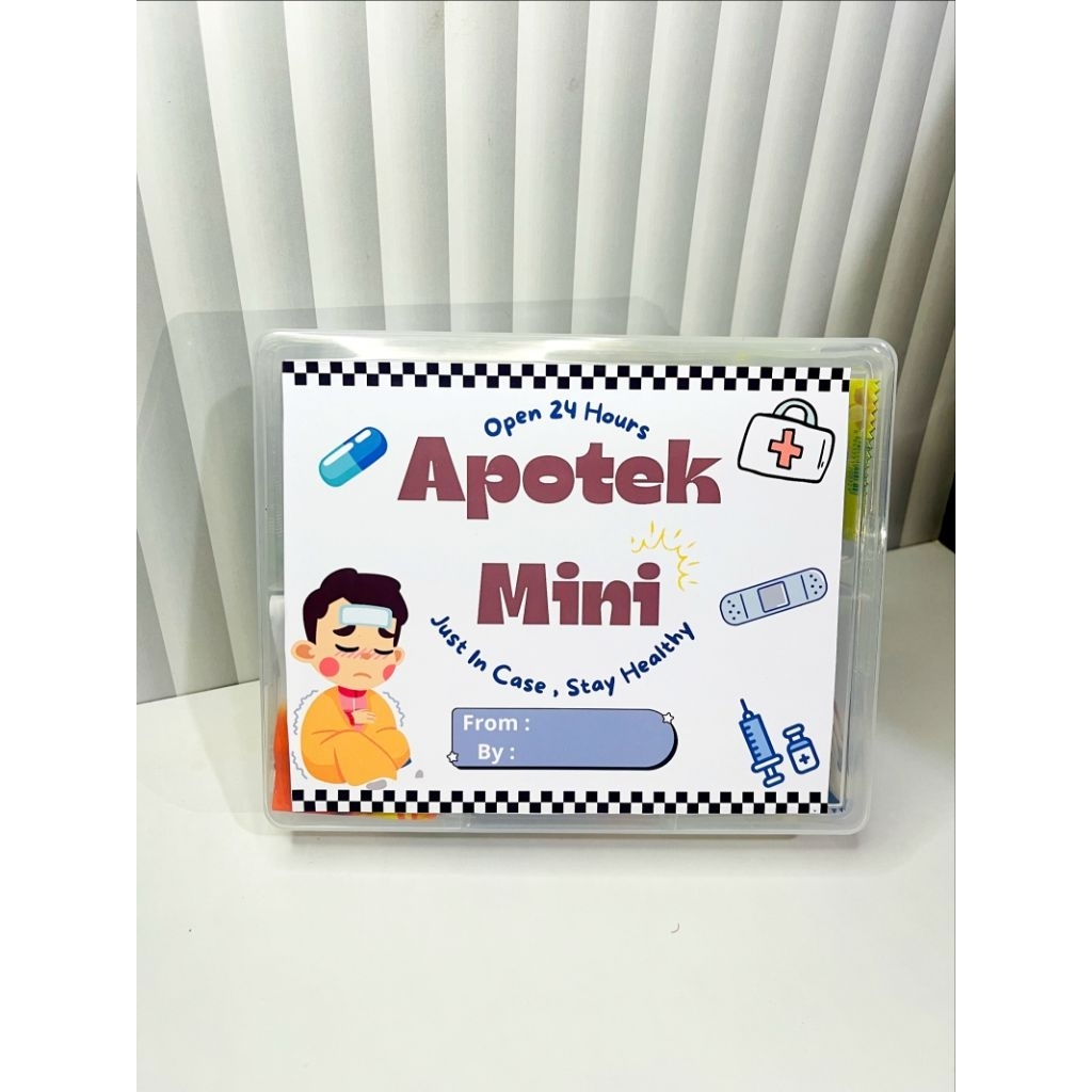 Apotek Mini | Apotek Mini Custom | Ide Kado | Kotak Obat Mini | Gift Box | Kotak Apotek Mini | Emerg