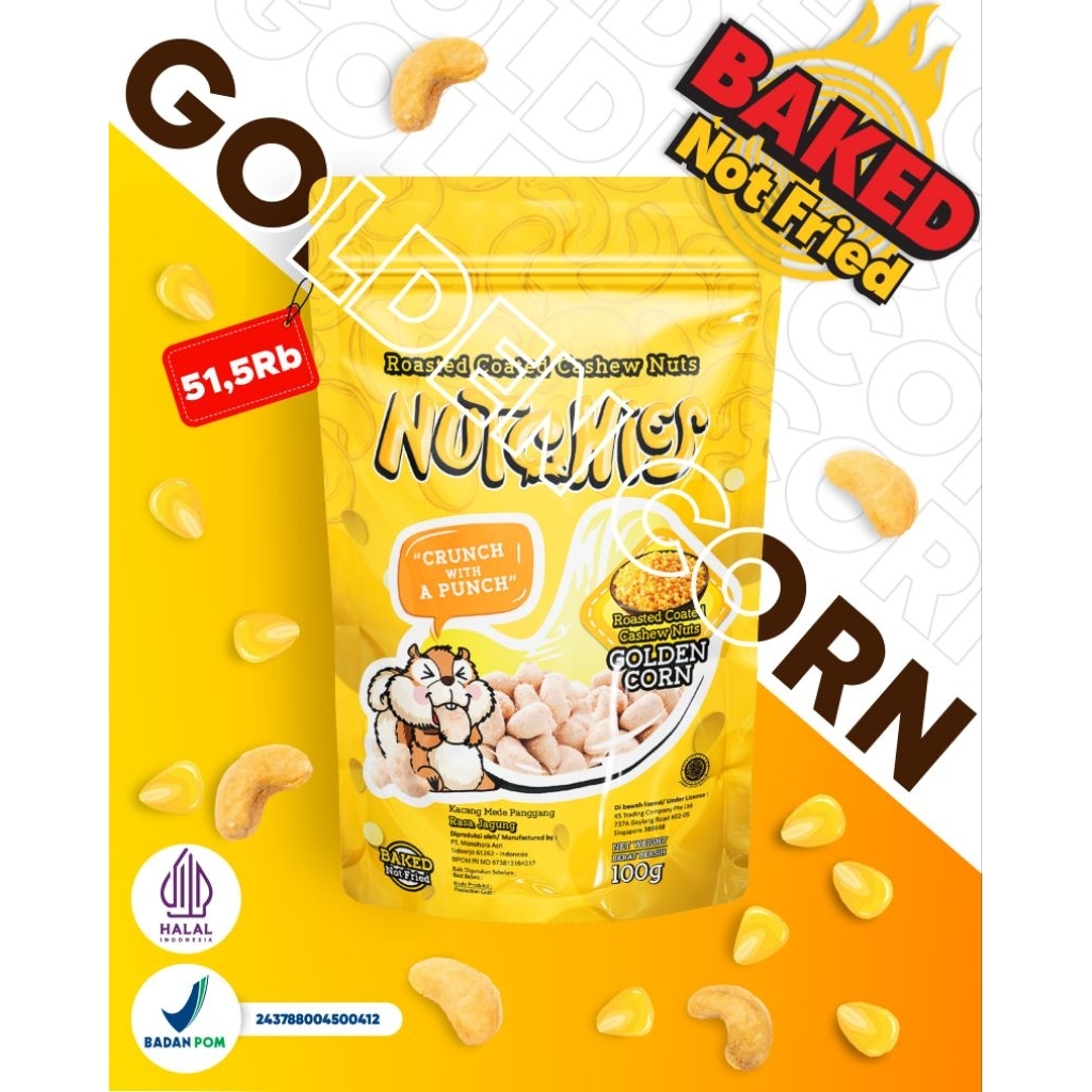 

Nutchies - Golden Corn Honey Butter Salted Caramel Truffle Sour Cream&Onion Cheddar Cheese Tom Yum Chilli - Roasted Coated Cashew Nuts- Kacang Mede Panggang - Oven Mete Mede Gurih