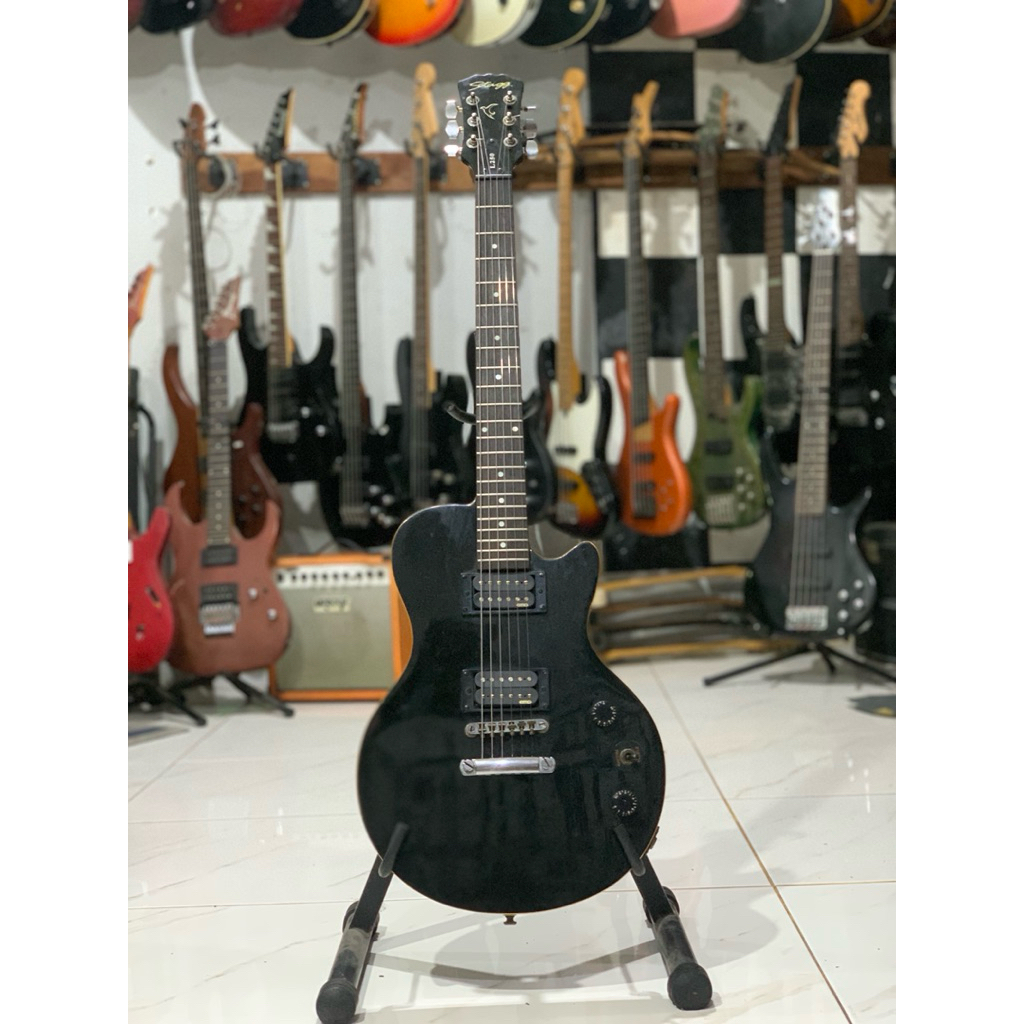 gitar les paul merk stag original pickup pakai emg