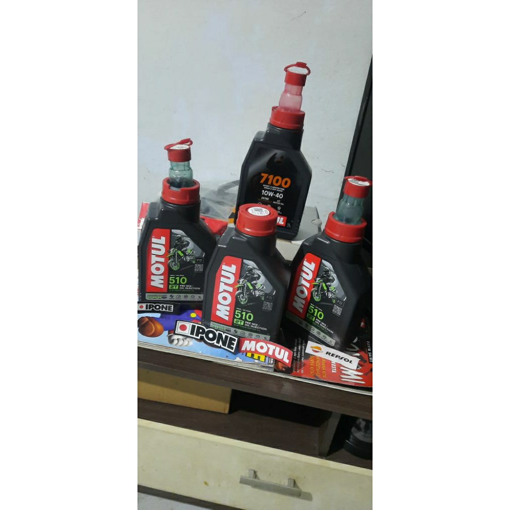 botol bekas oli samping motul