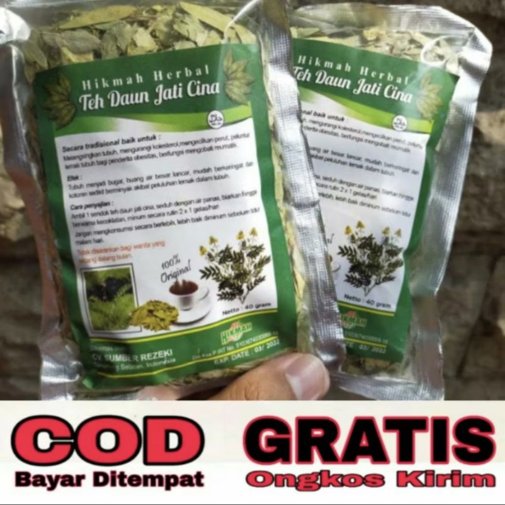 

Teh Daun Jati Cina Original Alami Herbal Teh Pelangsing Penurun Berat Badan (3pcs)