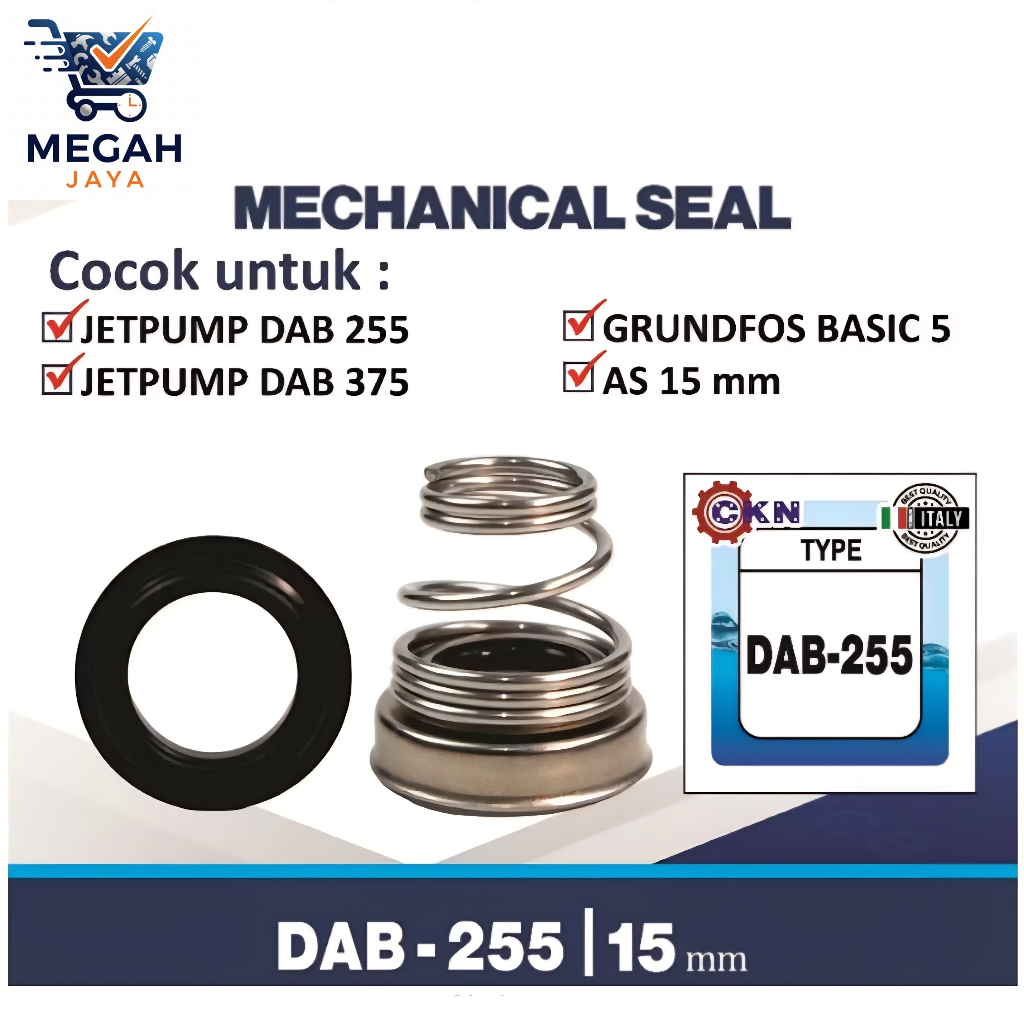 Mechanical SEAL Sil Pompa Air DAB 255 370 / DAB255 DAB370