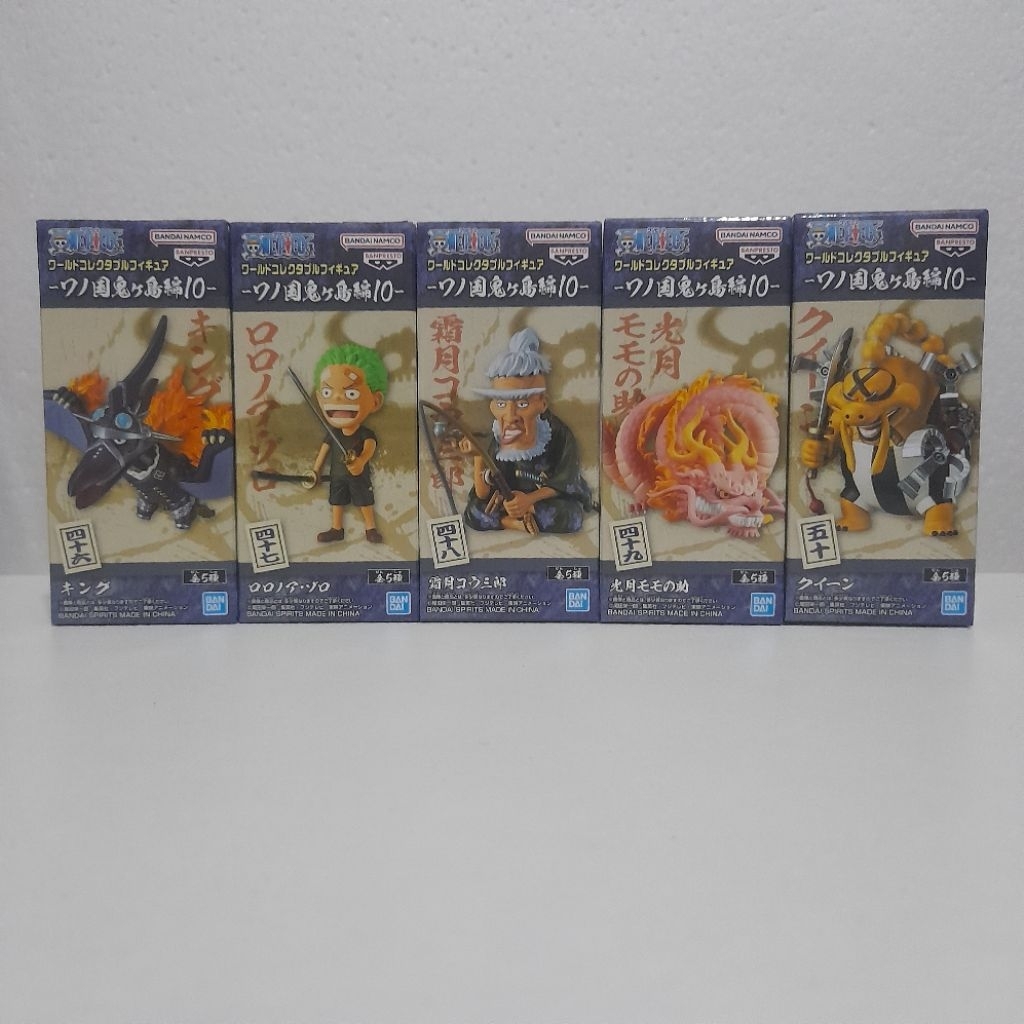 WCF ONE PIECE ORIGINAL WCF WANOKUNI-ONIGASHIMA VOL 10 (KING ZORO KOZABURO MOMONOSUKE QUEEN) JAPVER M