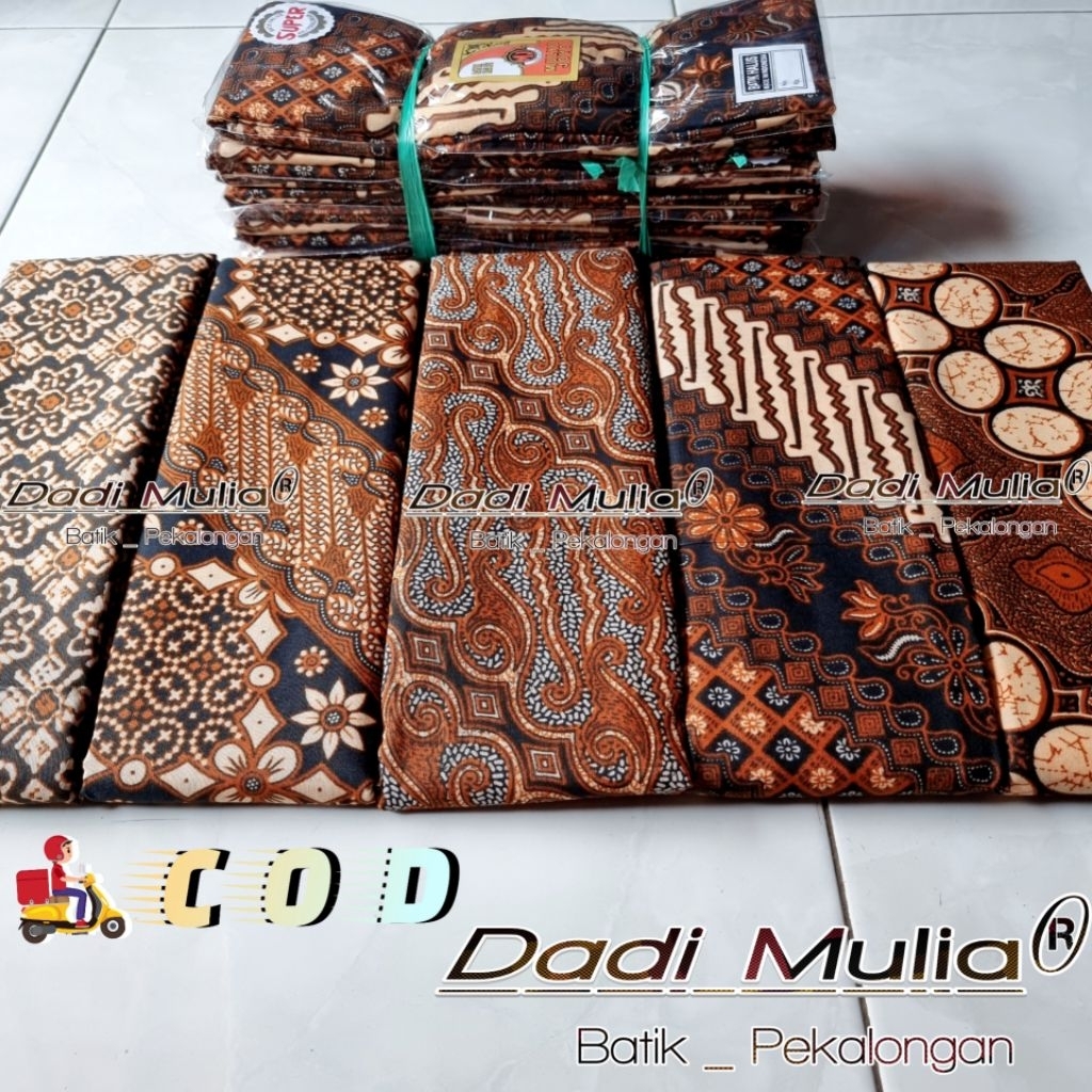 Paket isi 4 Kain Panjang batik asli pekalongan jarit melahirkan jarik persalinan Batik Sogan samping