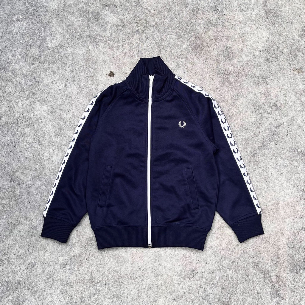 fred perry tracktop navy