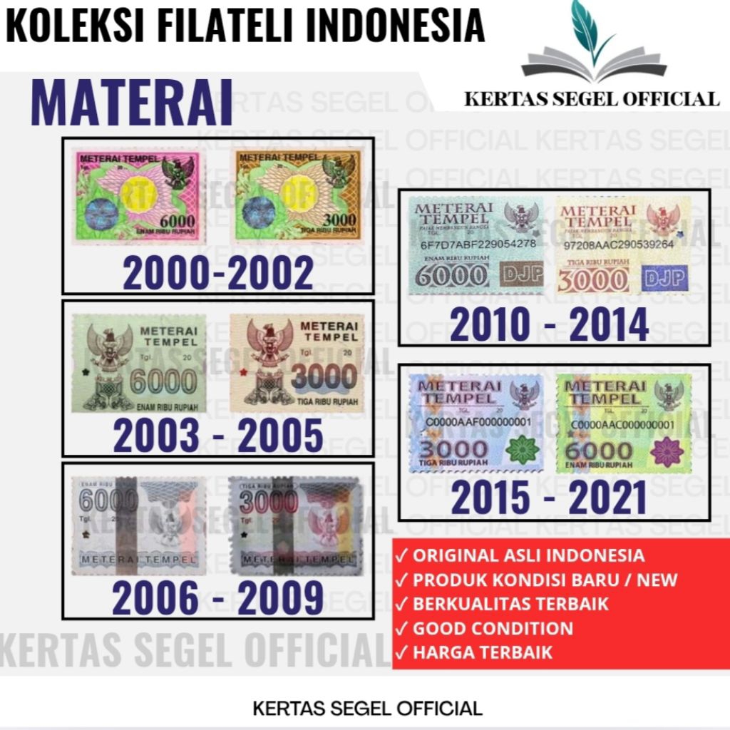 MATERAI 6000 3000 TAHUN 2000 2001 2002 2003 2004 2005 2006 2007 2008 2009 2010 2011 2012 2013 2014 2