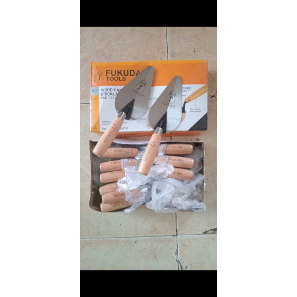 Sendok semen gg kayu fukuda / Cetok fukuda gg kayu 6”,7”,8”