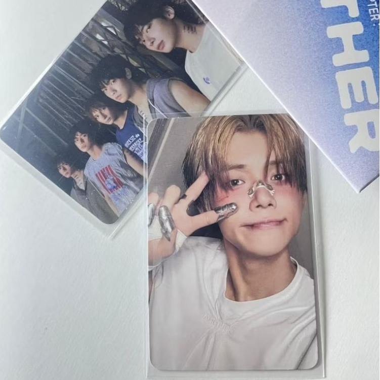 pc txt tomorrow x together the star chapter together weverse version b wv ver b yeonjun etched grup 