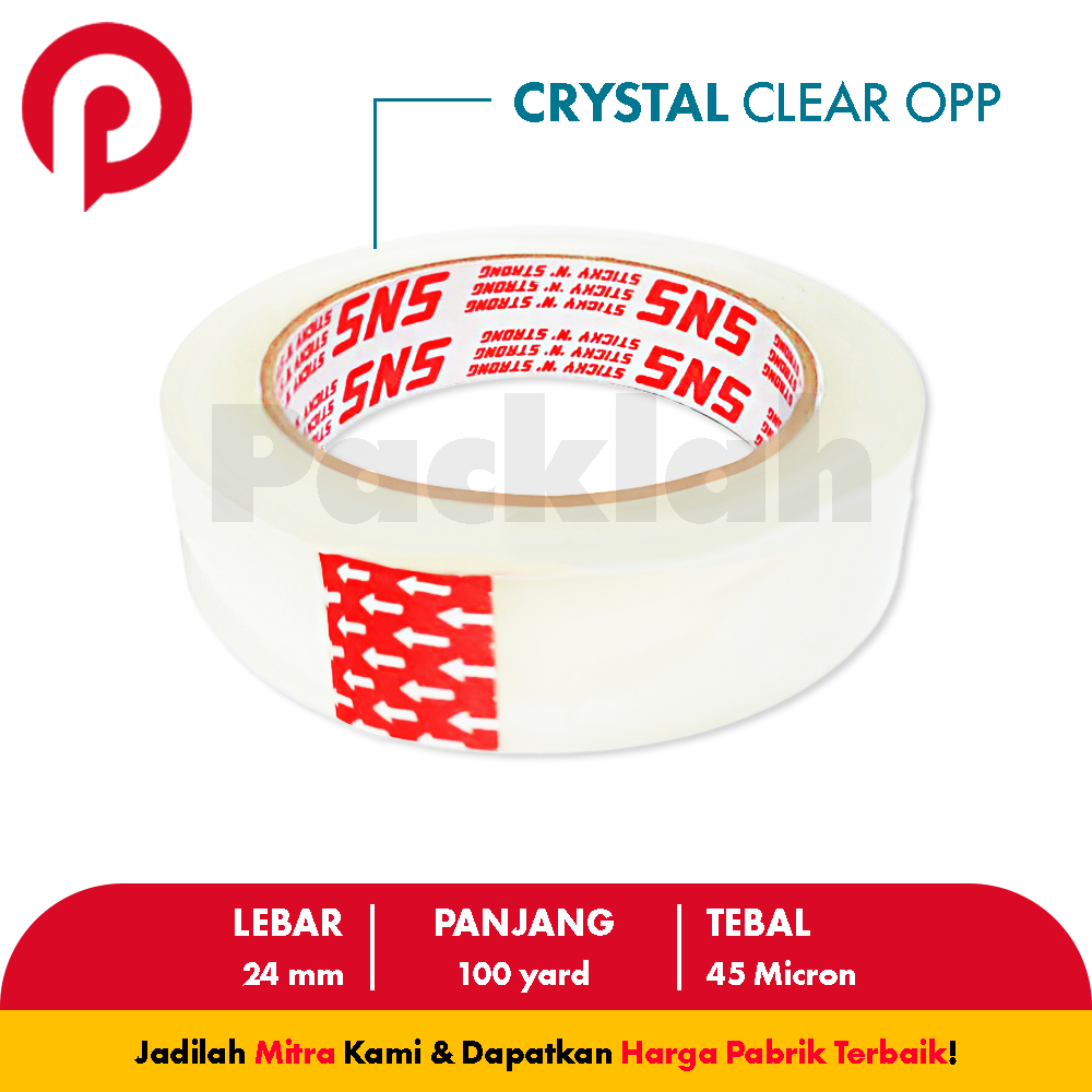 

ISOLASI BENING 1 INCH 100 YARD SNS (PackLah)