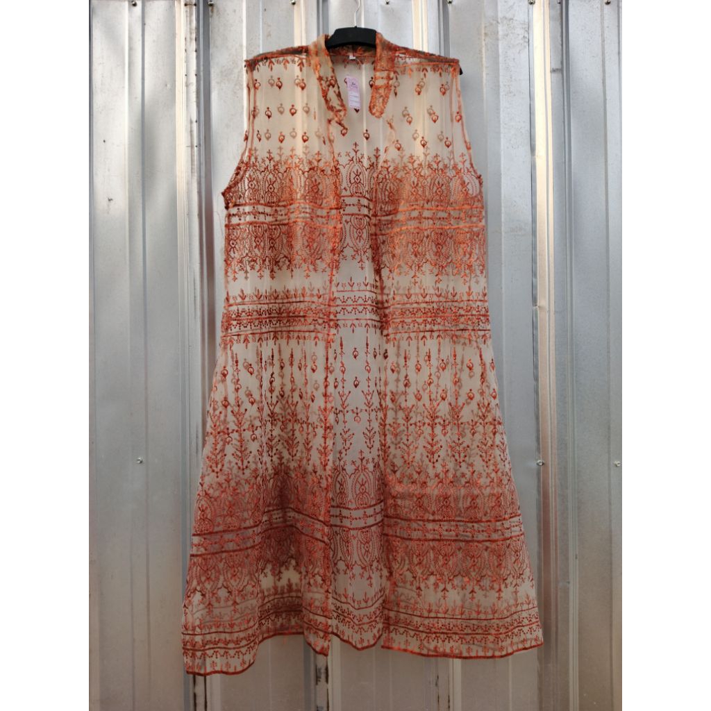 Cardigan Brukat Organza Untuk ke Pesta