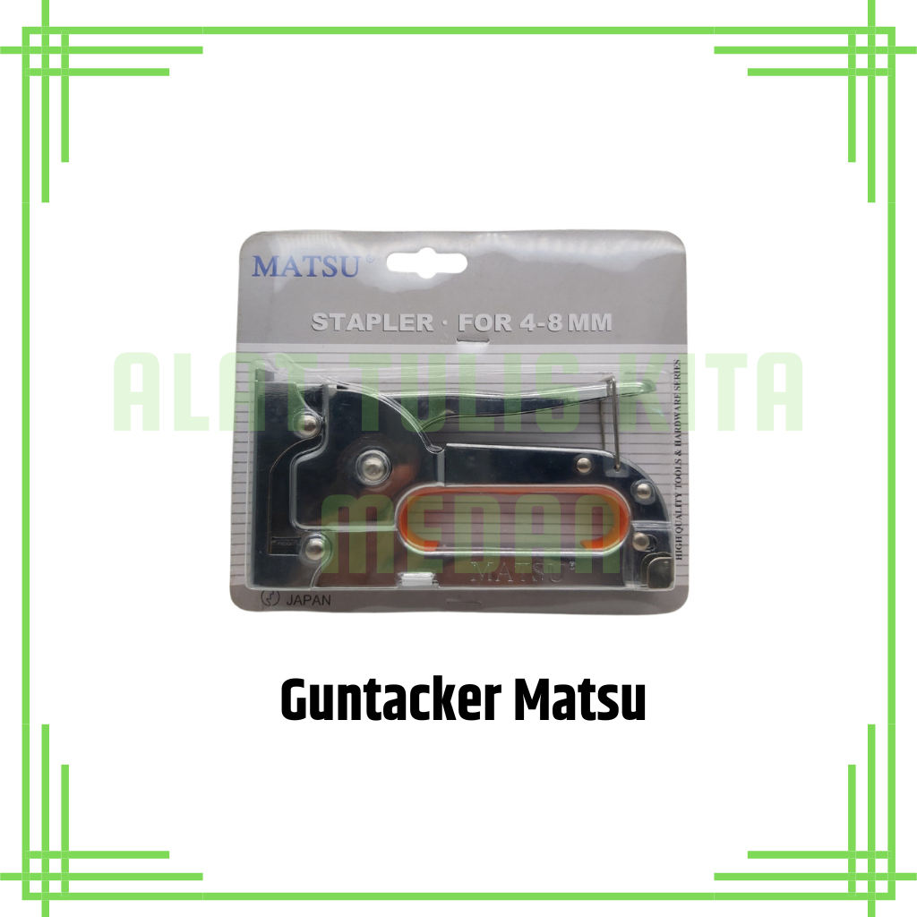 

(1 Pcs) Guntacker Matsu 4-8mm / Jepretan / Stapler Tembak Jok Kulit Motor Matsu 4-8mm