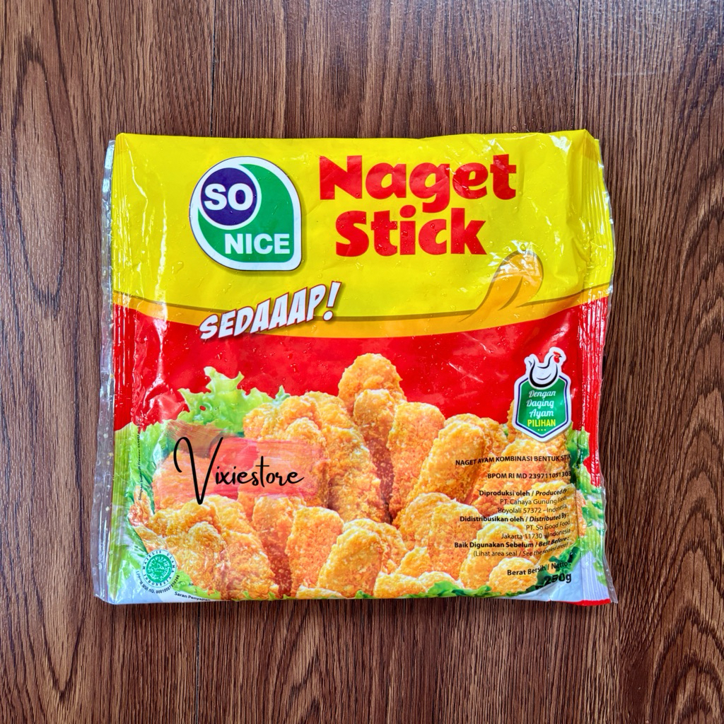 

So Nice Naget Ayam Stick 250gr