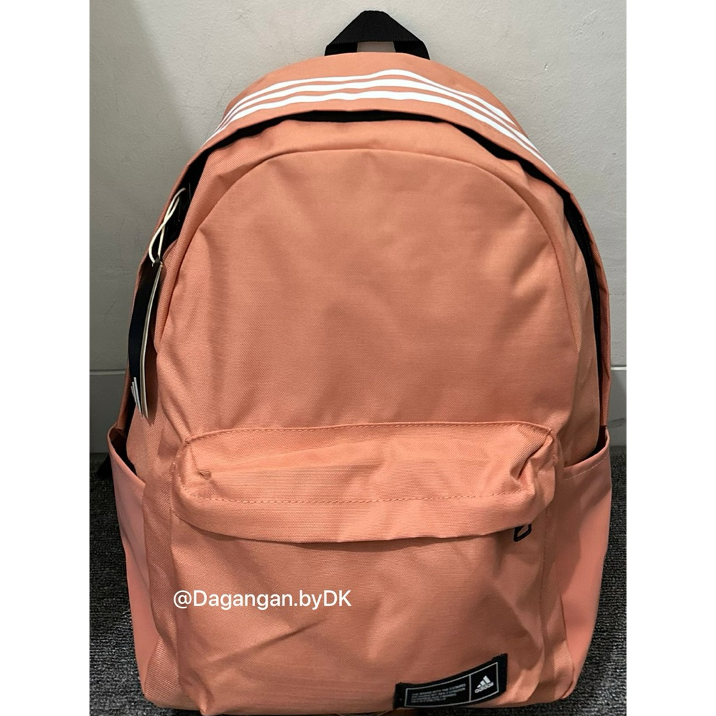 Tas Adidas Backpack 3Stripes Logo Original 100% Pink Peach