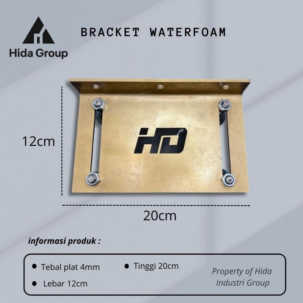 Braket Roda Besi Pagar // Rumah Roda Waterpom Pagar Besi // 1 Set Rumah Roda Waterpom Bahan Tebal