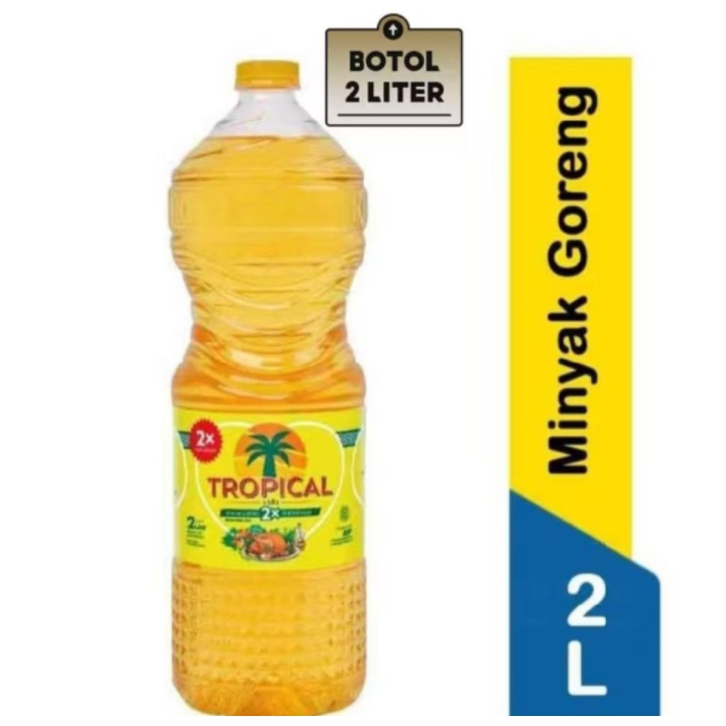 

Minyak goreng Tropical botol 2L