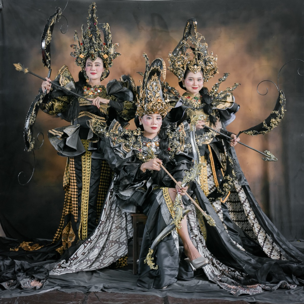 KOSTUM KARNAVAL MASKOT SRIKANDI  DEWASA